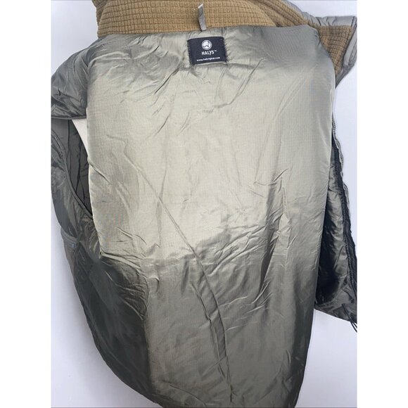 Halys Sekri PCU Level 7 Vest Jacket Mens Sz Large Green Olive Outdoor Insulated - Picture 10 of 13